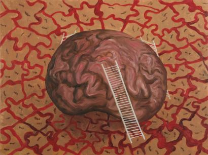 Universal Mind - a Paintings Artwork by Gaga Lomouri