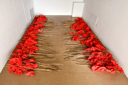 The Red Bags _ Studio - a Sculpture & Installation Artowrk by Bea Last