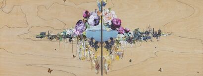 Landscape with Unforeseen Changes - a Art Design Artowrk by Robert Lee  Davis 