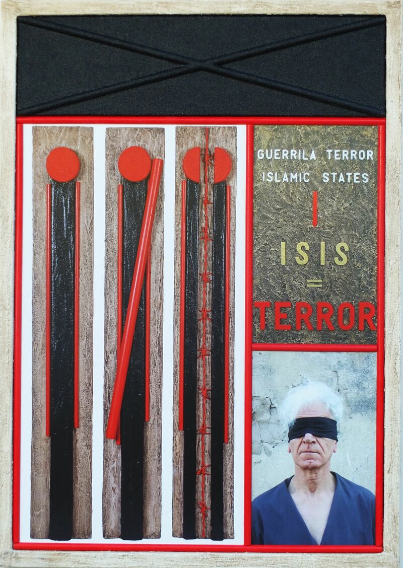  TERRORISMO-  ISIS - - a Paint by GIORGIO CASARIN