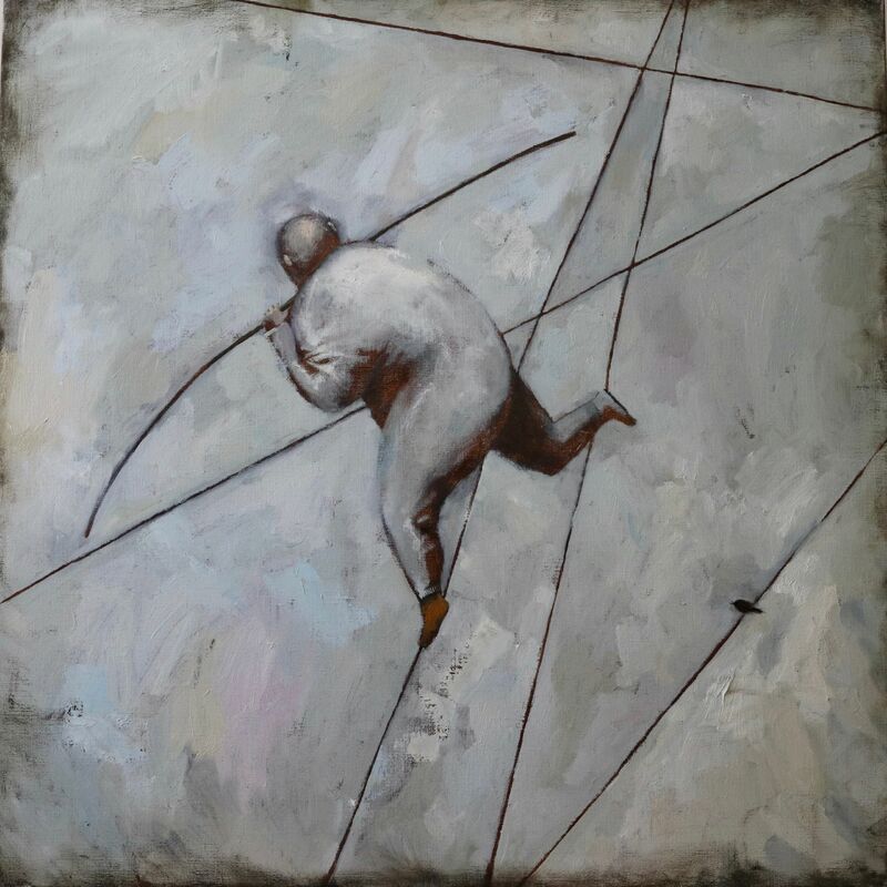 Tightrope walker - a Paint by Alexandra  Shadrina 