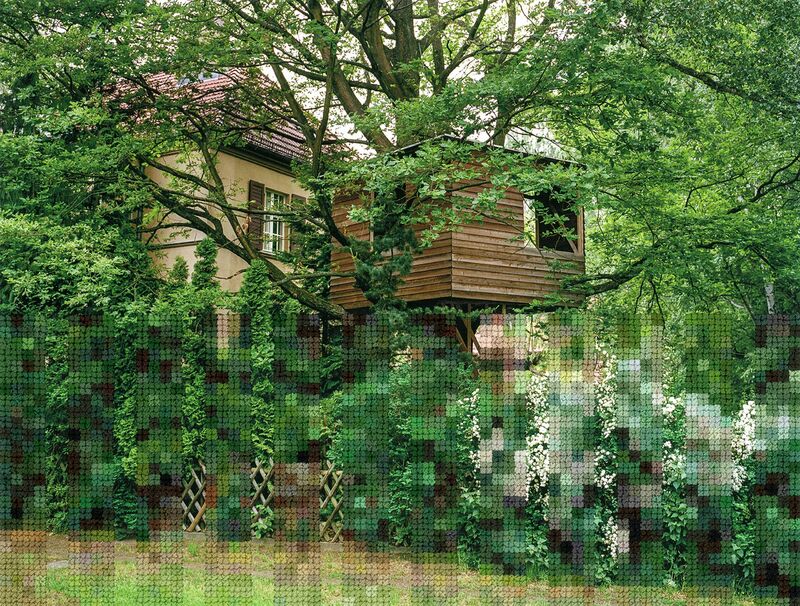 Treehouse, Former Border Area Near Frohnau  - a Photographic Art by Diane Meyer