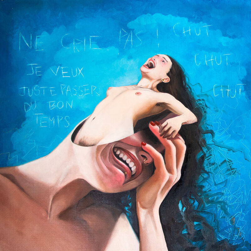 Agression - a Paint by Sandra BIGOTTI