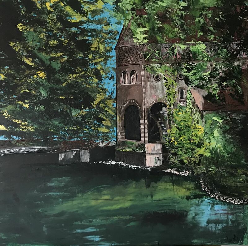 Moulin du Loiret - a Paint by Clairette