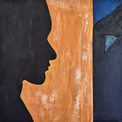  The Listener - a Paint Artowrk by Elena Gorn