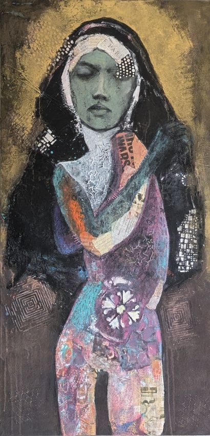 The Mad Nun/La Monaca Impazzita - a Paintings Artwork by Federica Tentor