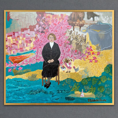 Nonna Adriana. Serie ancentras - a Paint Artowrk by Elizabeth Erdos