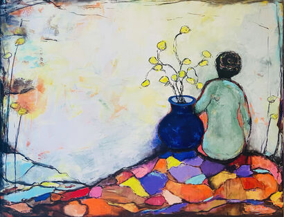 A saga of ever lasting love - a Paint Artowrk by Ellie Lasthiotaki