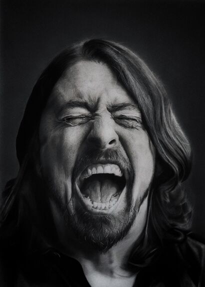 Dave Grohl - A Paint Artwork by Michael Gordon