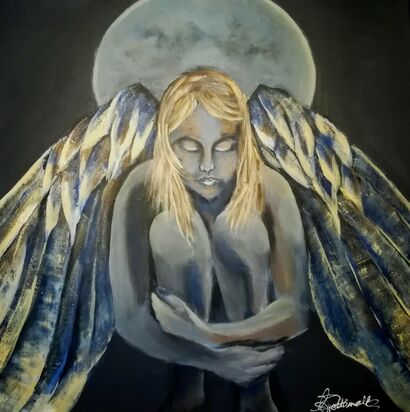 IL CUSTODE DELLA NOTTE - a Paint Artowrk by anna pettinella