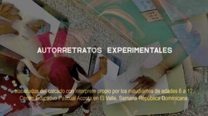 Experimental Self Portraits illustrated by 6-12 year old kids from Centro Educativo Pascual Acosta, Samana D.R. - A Video Art Artwork by Anastasia Romanovna