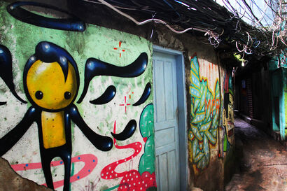 Wark Rocinha, Angels - Morro pela Arte Viva Projects   - A Urban Art Artwork by @morropelaarteviva