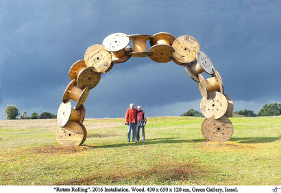 Rotate Rolling - a Sculpture & Installation Artowrk by Tanya Preminger