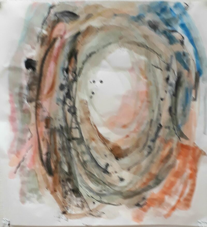 Head 3 - a Paintings by Mirabelle Korfsmeier