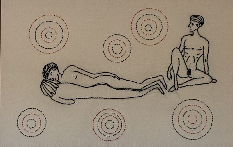 Drei - a Paintings by Stephanie Brucks - STICKART