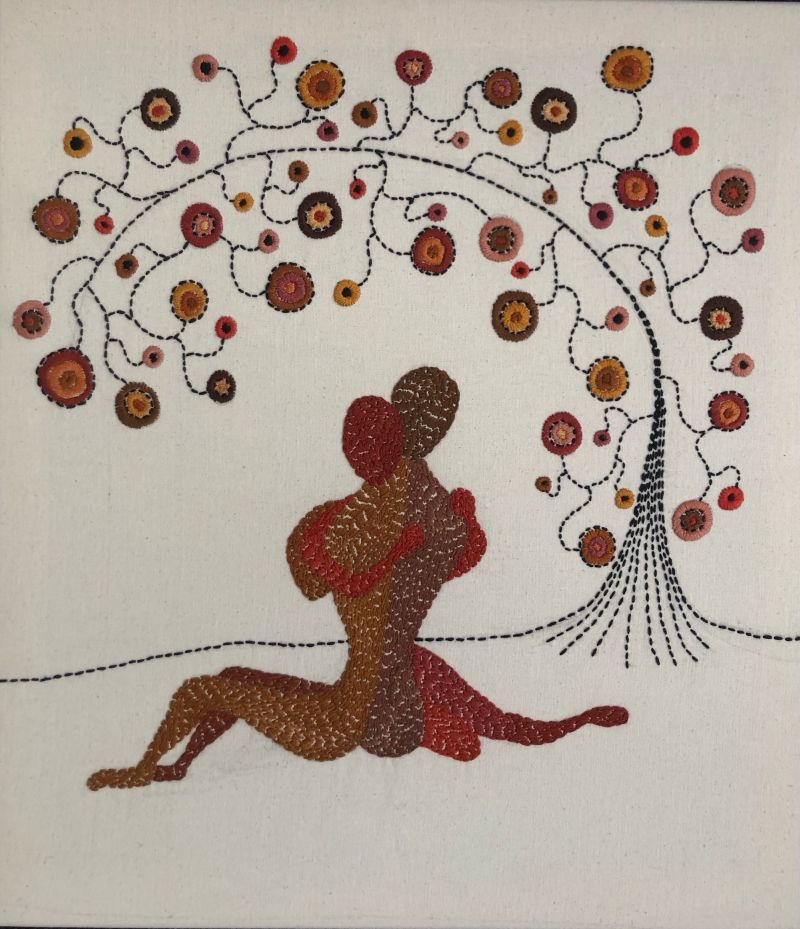 Los Amantes - a Paintings by Stephanie Brucks - STICKART