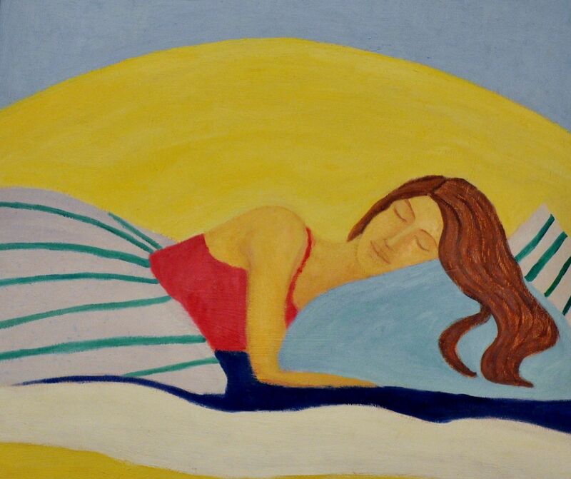 Sleeping - a Paint by Makowska Dominika