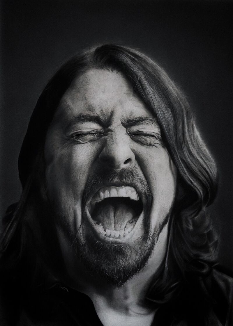 Dave Grohl - a Paint by Michael Gordon