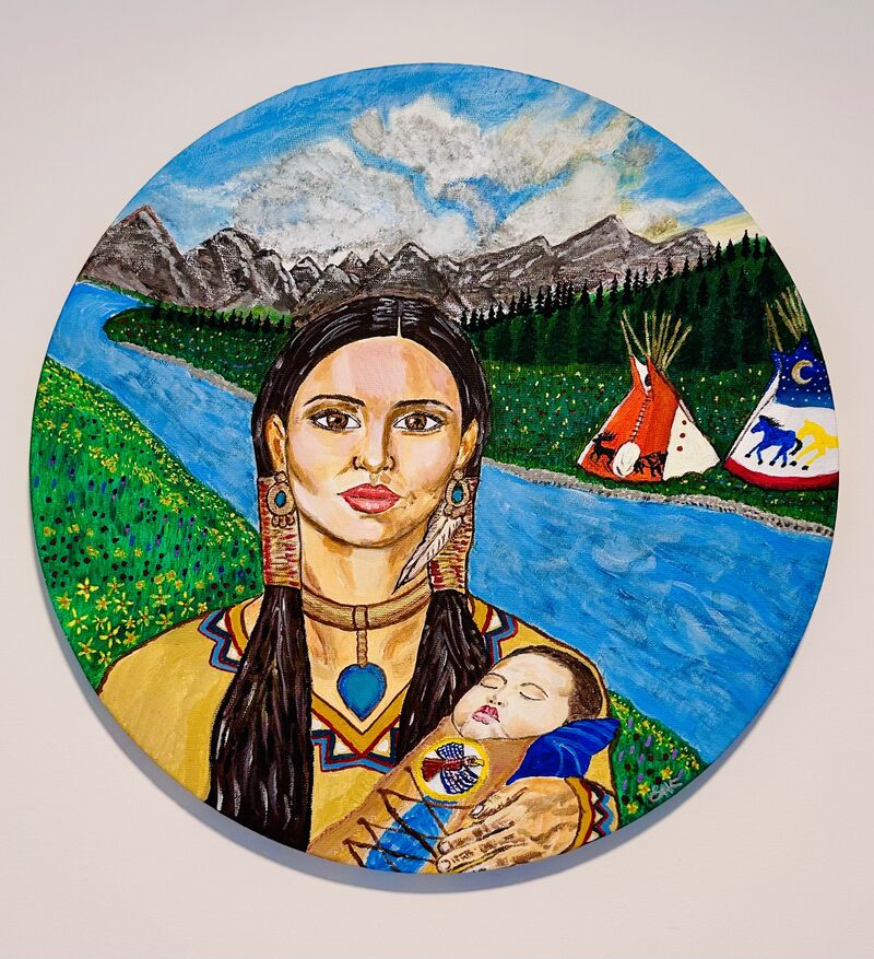 Llórame un Río , Cry Me a River   - a Paintings by Esmeralda  Andrade Fernandez