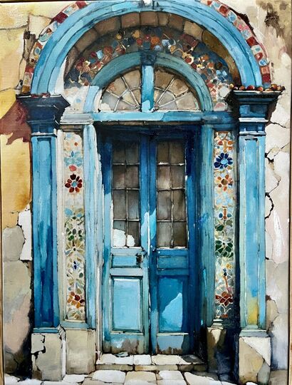This Blue Door  - a Paint Artowrk by WhatAnadidnext