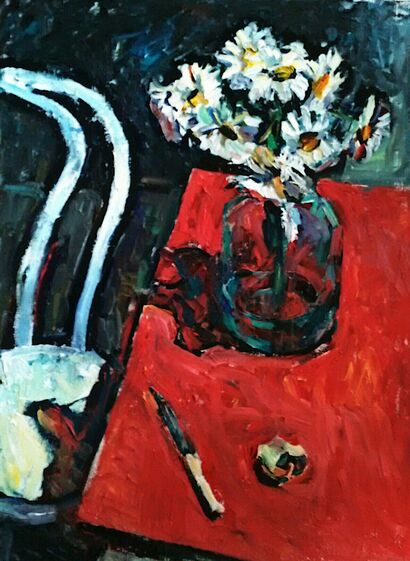 red table - a Paint Artowrk by Veronika Slabunova