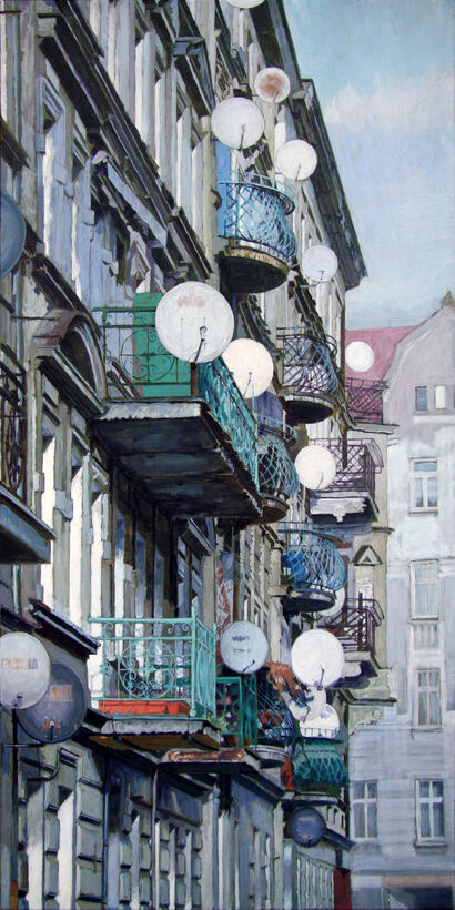 Tenement Houses 003 (Kamienice 003) - a Paint Artowrk by DEMENZ