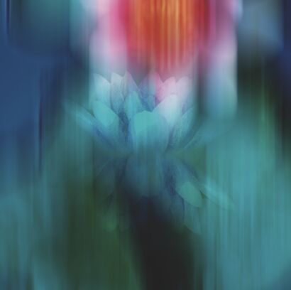 Mysterious Lotus - A Digital Art Artwork by Theresa Lambrecht