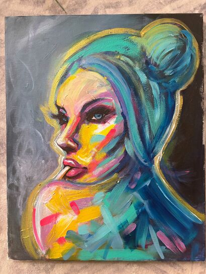 CONFIDENCE - a Paint Artowrk by Soraya  Hirani