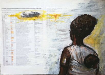 the tale of Unknown- I have a mother - a Paint Artowrk by marta valls i valls