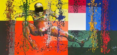 Homo Corona - A Paint Artwork by MG