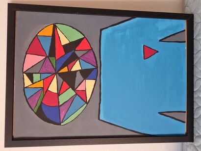 Brain vs. Heart - a Paint Artowrk by Olga Kravets 