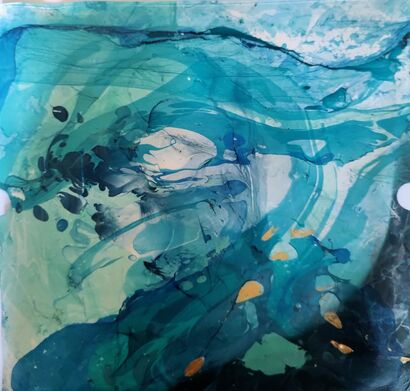 Air in the water:Depths - a Paint Artowrk by eKaterina Hristova