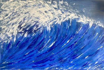 The Wave - a Paint Artowrk by Elke Buegler