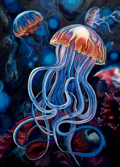 Beautiful Jelly Deep - a Paint Artowrk by Maurice Calvert