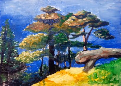 Cedars of Lebanon - a Paintings Artwork by Karamoush