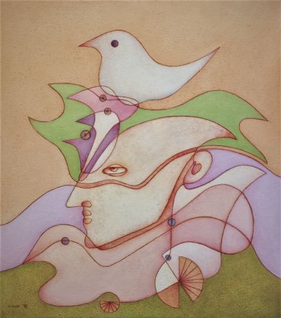 Corteggio - a Paintings Artwork by Aldo Nigro