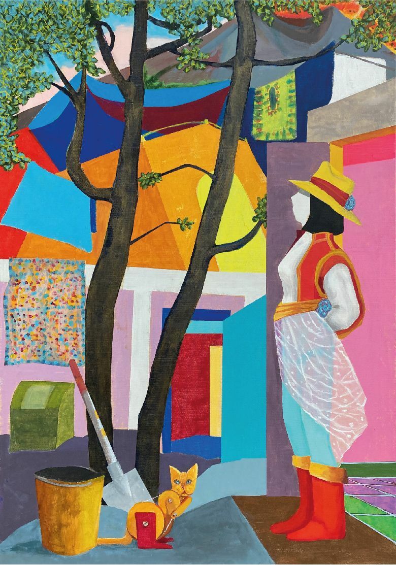 AVATAR ATTONITO a Stromboli - a Paintings by Giovanna Da Por