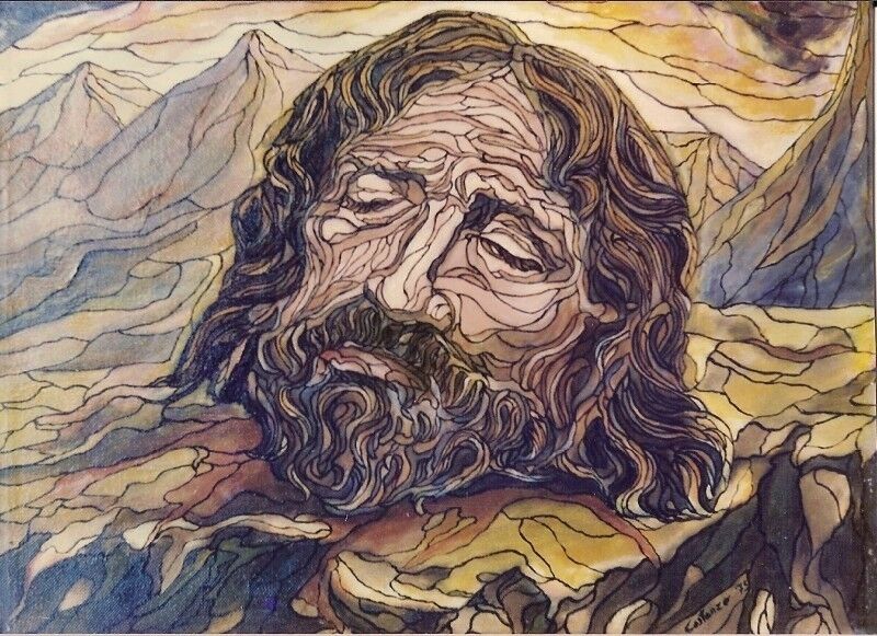Golia - a Paintings by Concetto Costanzo