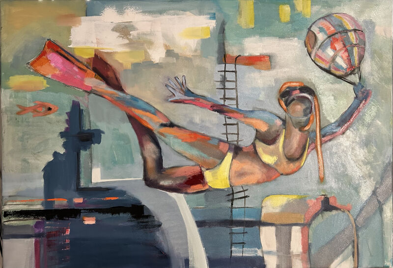 volare - a Paintings by Anette Kraemer