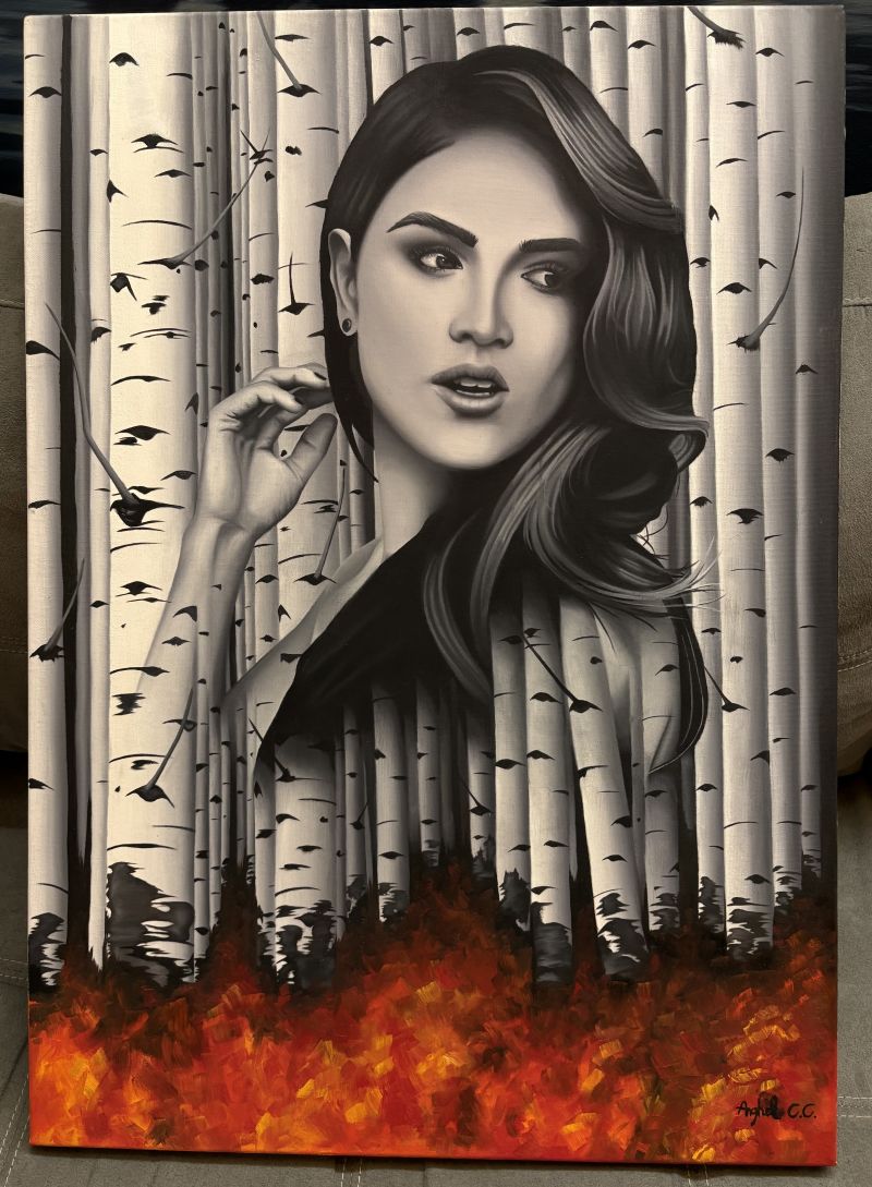 Persa nel bosco - a Paintings by Constantin Cătălin Anghel