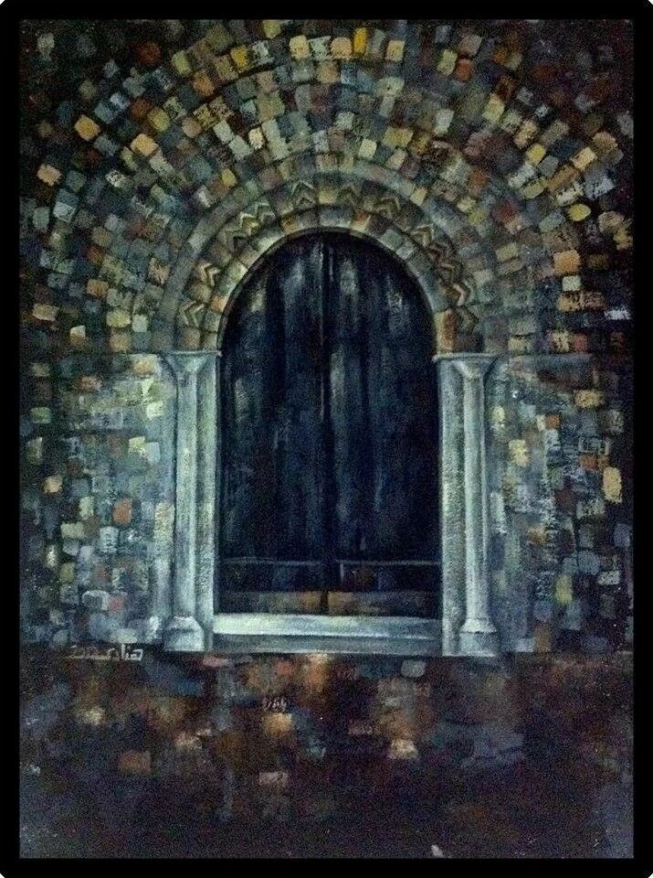 Door - a Paint by Hanadi Abu Hamideh 