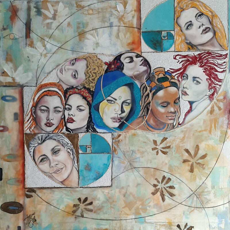 Donne nel mondo per il mondo - a Paint by Mariateresa Giuriati