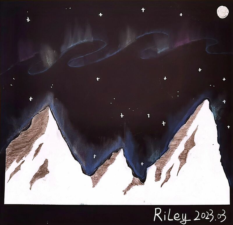 POLAR LIGHT - a Paintings by Riley Yen