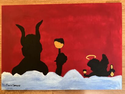 Bar in Hell - a Paint Artowrk by Nathan Simon
