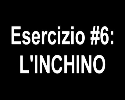 Esercizio #6: L’INCHINO - A Video Art Artwork by Ilario Caliendo