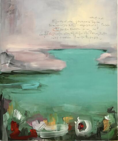Dialogo con l'acqua - A Paint Artwork by Rosy Losito