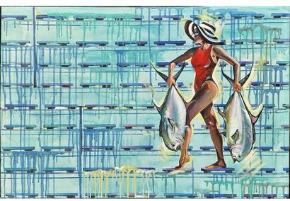 Catch of the Day  - a Paint Artowrk by Malafaina 