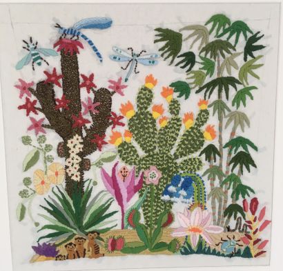 Desierto - a Paint Artwork by Stephanie Brucks - STICKART