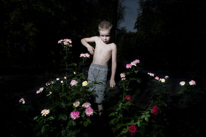 Boy #1, from series Boys in a City Park, Ukraine 2011 - A Photographic Art Artwork by RICHARD ANSETT