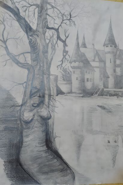 Il castello - a Paint Artowrk by mirko zedda